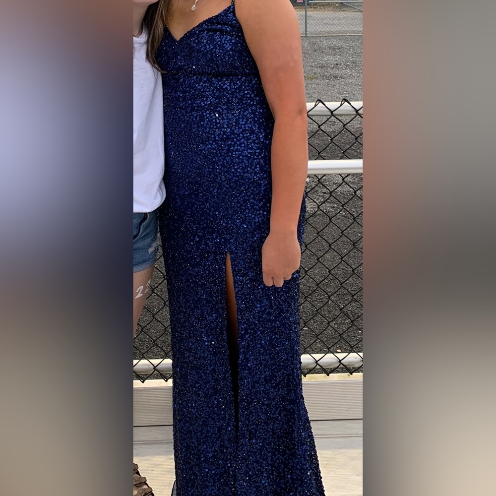 Jasz Navy Blue Prom Dress